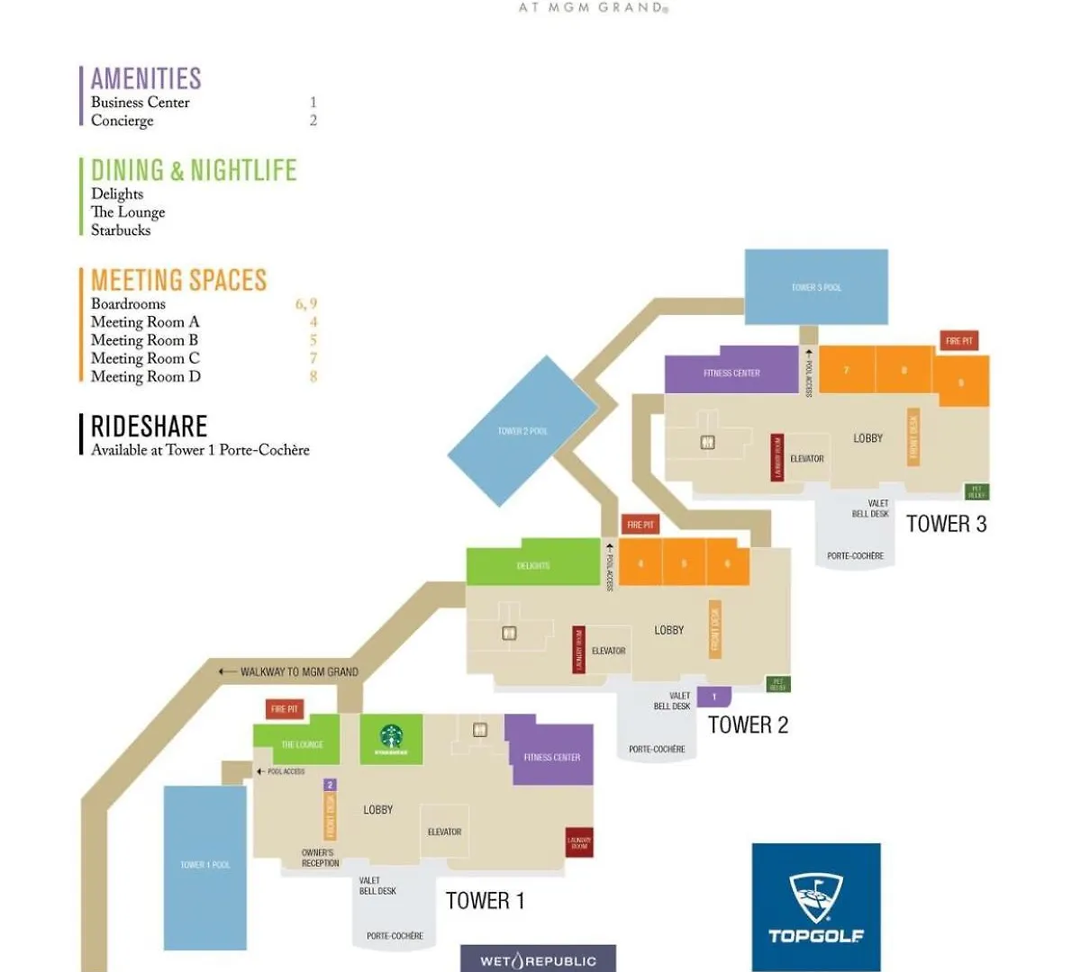 Mgm Signature-37-814 1Br 2Ba F1 Pits View Balcony Las Vegas Vakantiehuis
