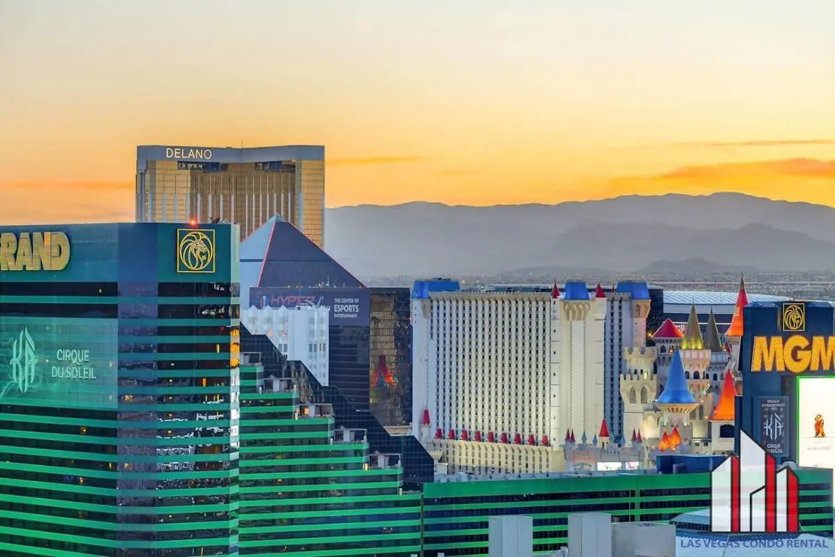 Casa de Férias Mgm Signature-37-814 1Br 2Ba F1 Pits View Balcony Las Vegas
